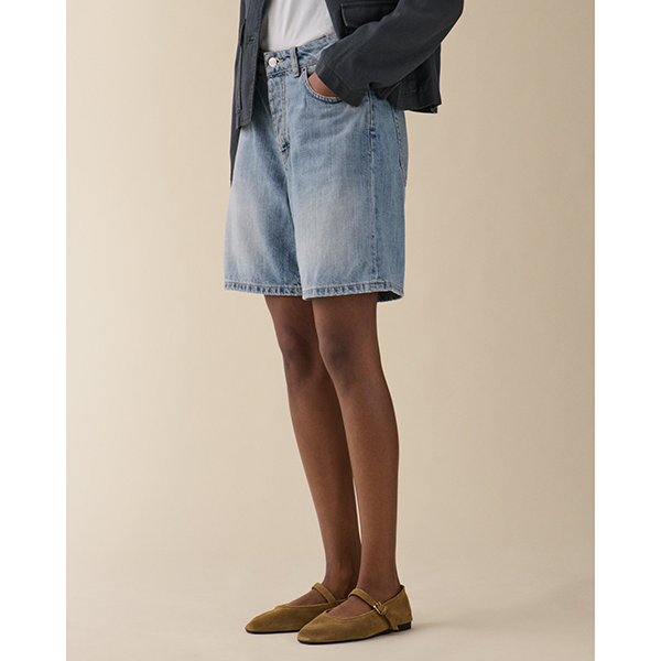Belem Shorts Light Blue Righe