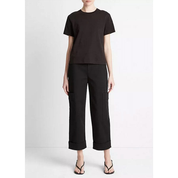 S/S Crew Nk Tee Black