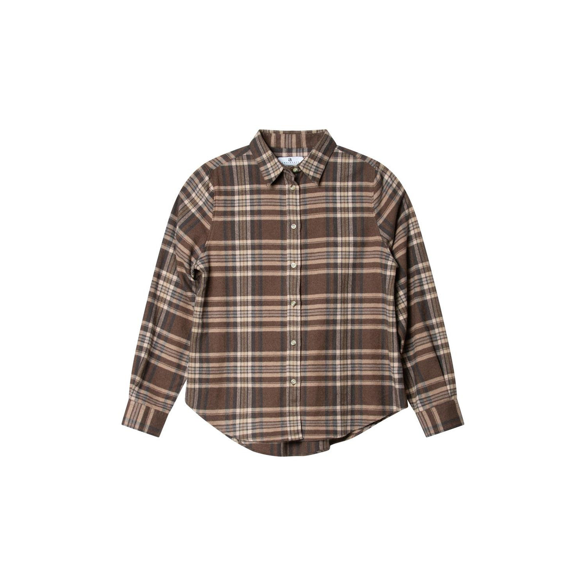 Arc Muted Tartan Shirt Dk Brown