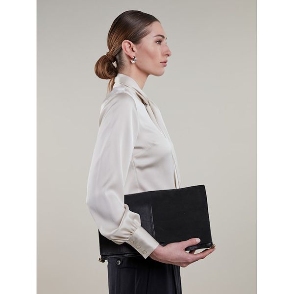 Selma Bowtie Blouse Champagne