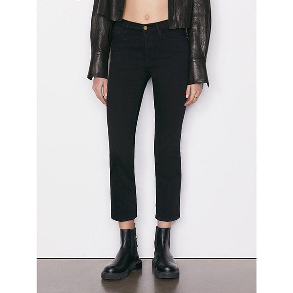 Le High Straight Jeans Film Noir