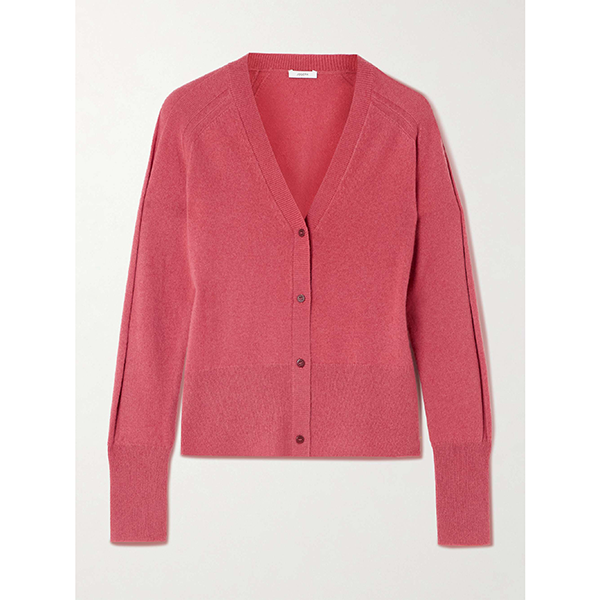 Keane Cashmere Cardigan Mulberry