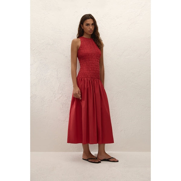 Sanchia Midi Dress Chilli