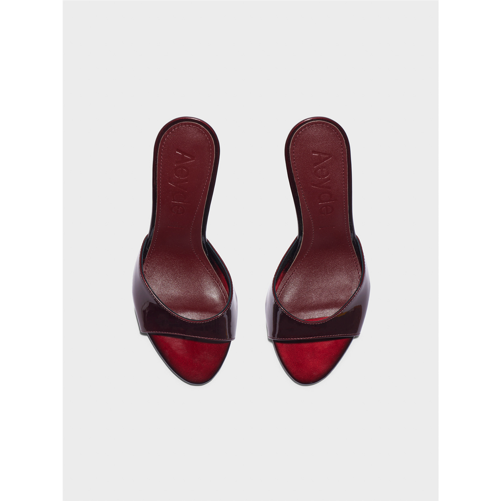 Samia Patent Leather Mule Port