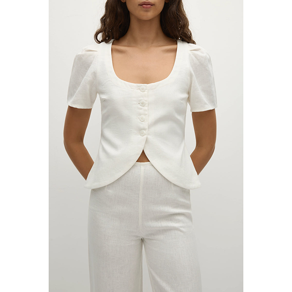 Audrey Vest White