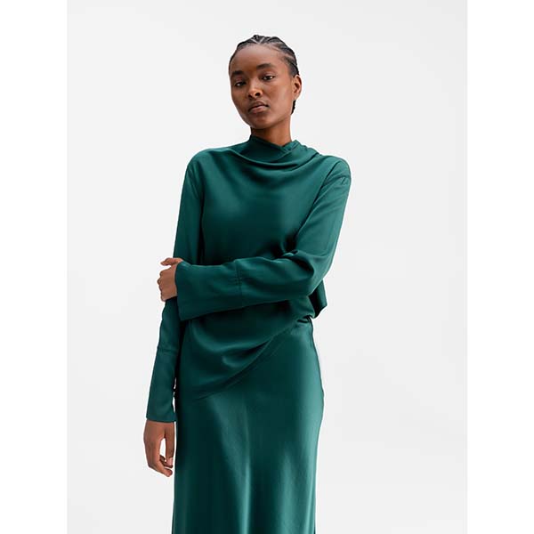 Ayumi Blouse Dark Emerald