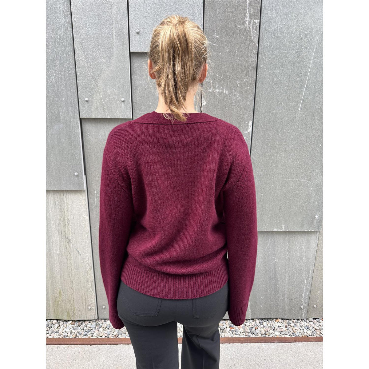 Danni Cardigan Deep Plum