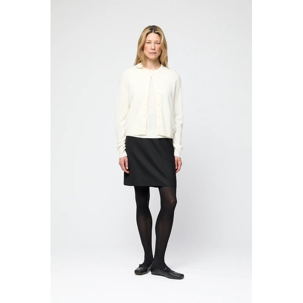 Classic Wool Cardigan Macadamia