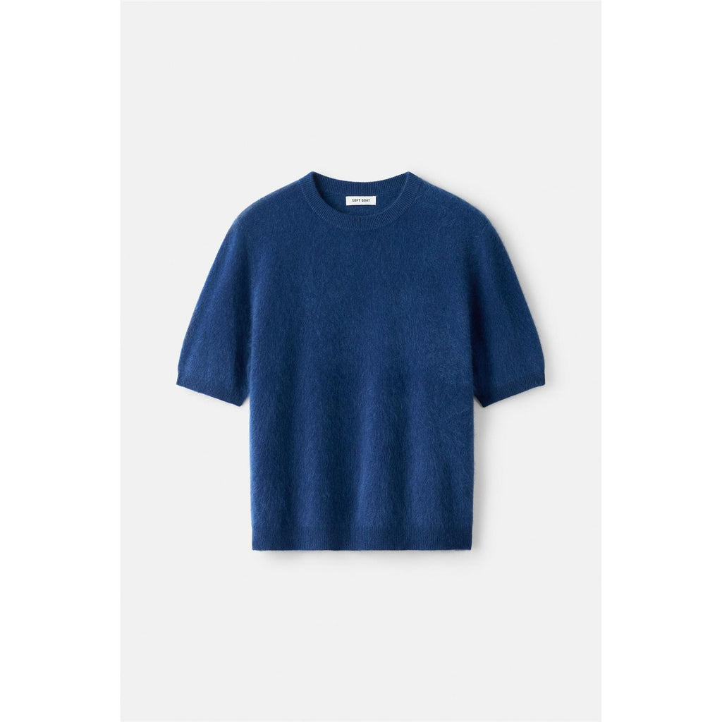 Brushed Short Sleeve Ink Blue