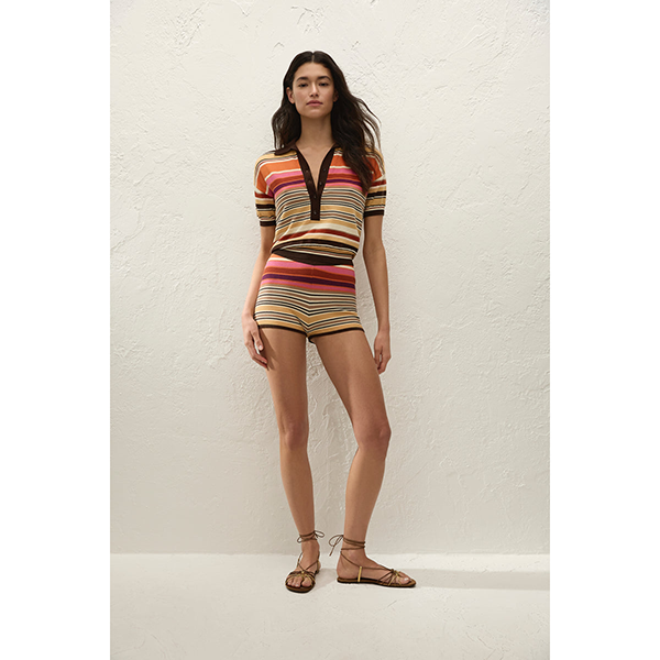 Sable Polo Shirt Murano Stripe