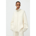 Double Knit Cardigan Feather White