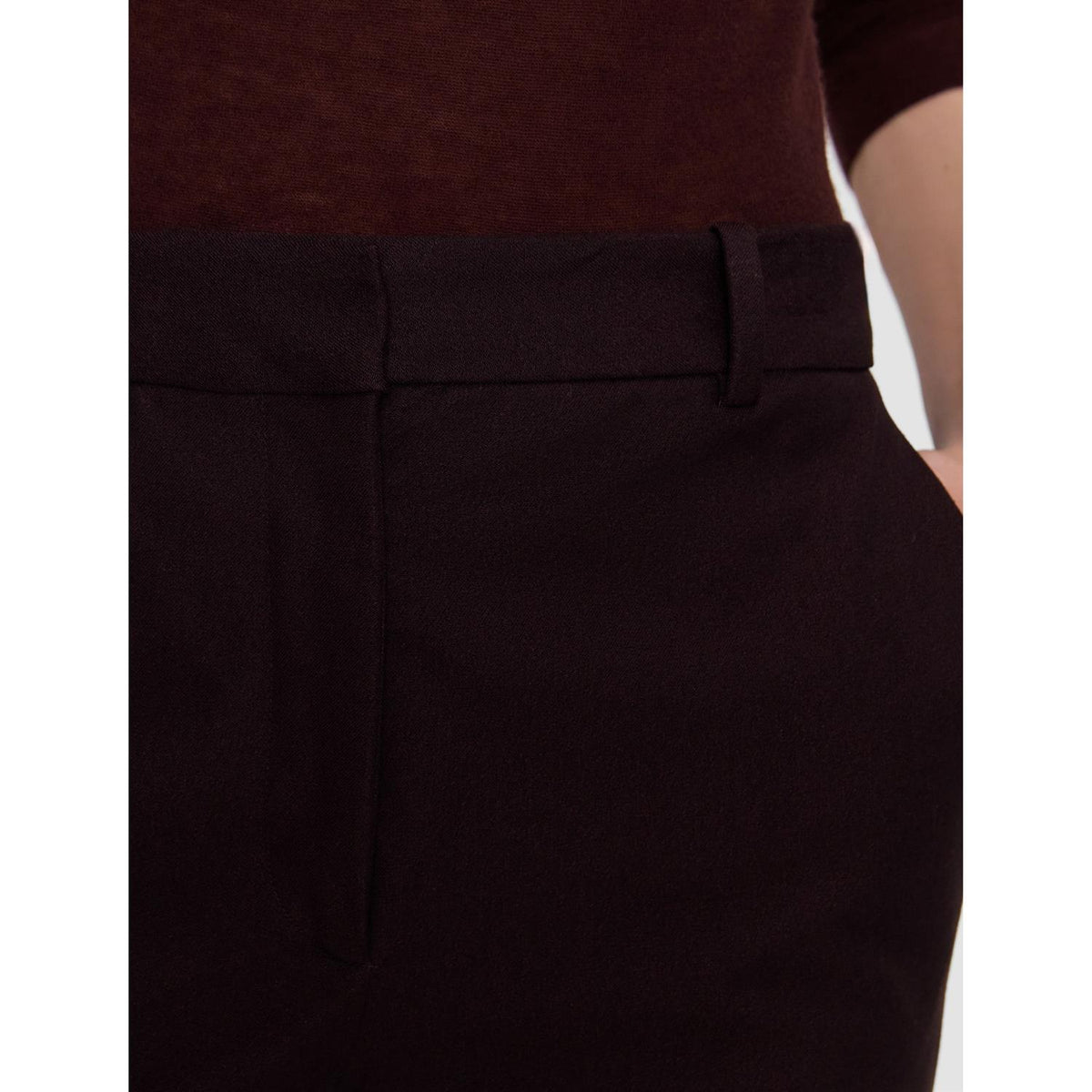 Tafira Pant Gabardine Mahogany