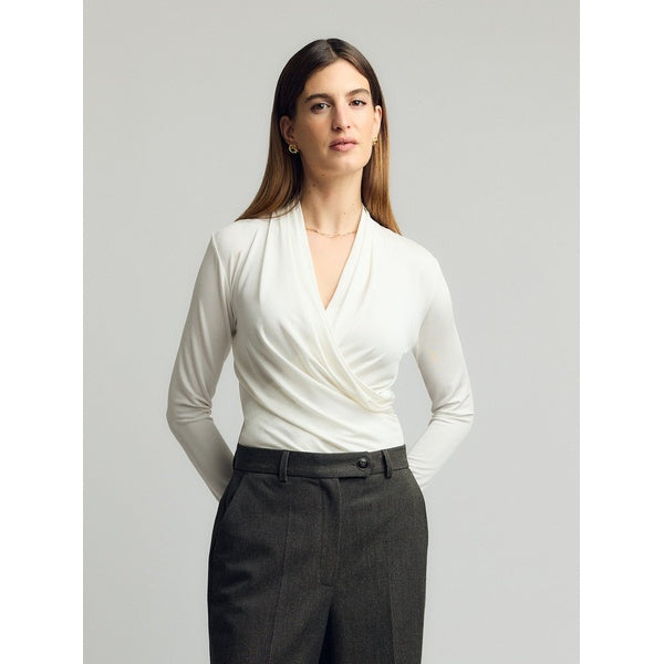 Fifi P Top Chalk White