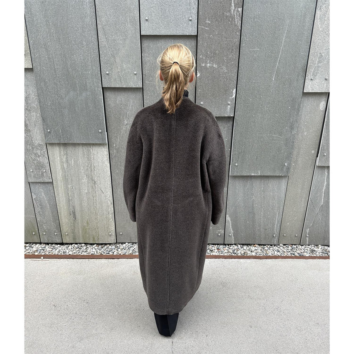 Francesca Alpaca Coat Brown