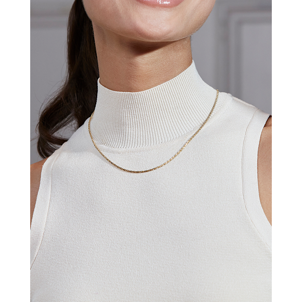 Tinsel Thin Necklace Gold