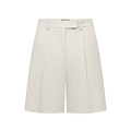 Chrissy Fine Linen Shorts Off White