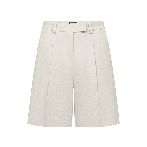 Chrissy Fine Linen Shorts Off White
