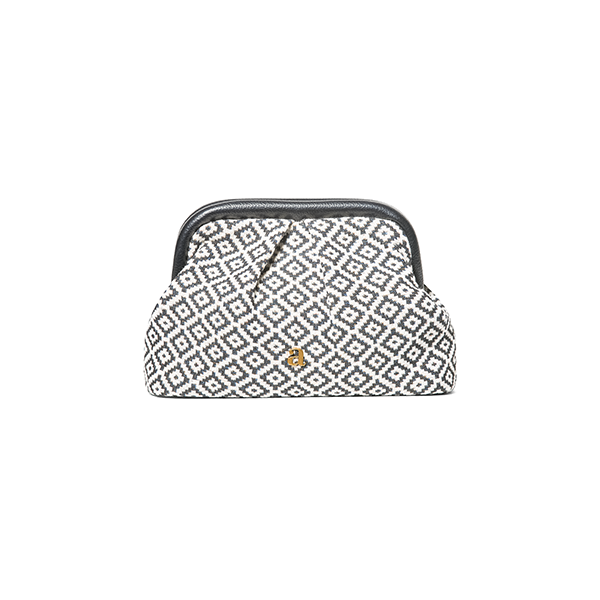 Jacquard Clutch Black Combo