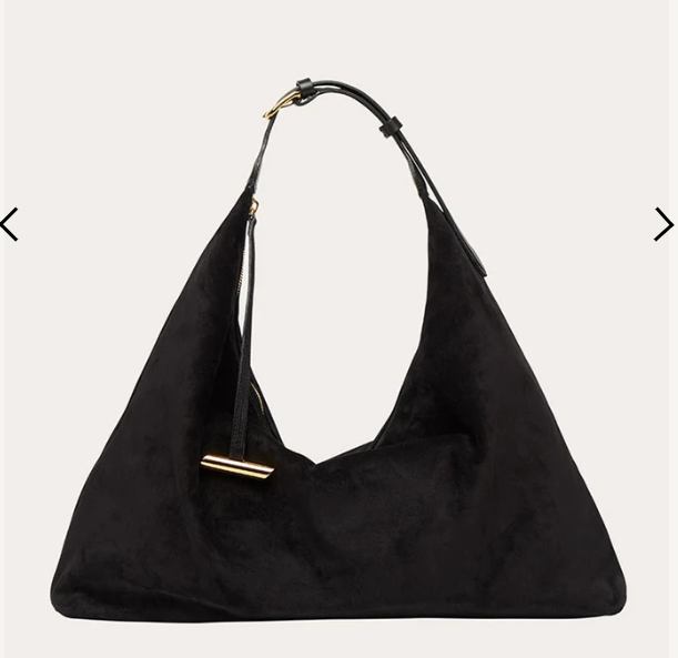 Pillow Hobo Suede Black