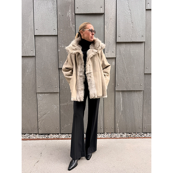 Utzon Jens Jacket Silver Mink
