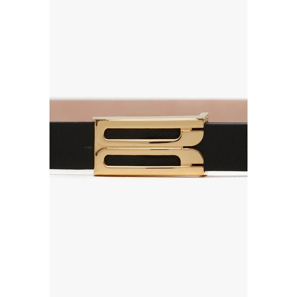 Micro Dorian Frame Belt Black Gold