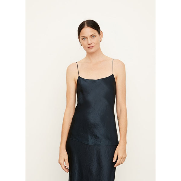 SATIN CAMI Coastal Blue