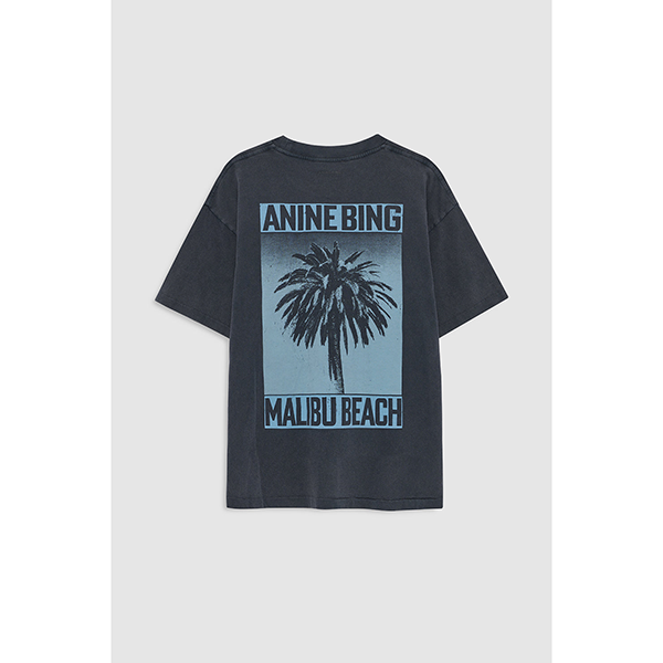 Cade Tee Palm Washed Black