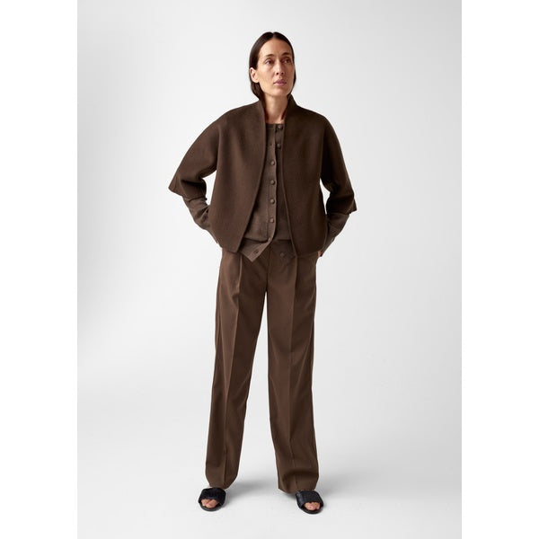 Kira Wool Jacket Espresso