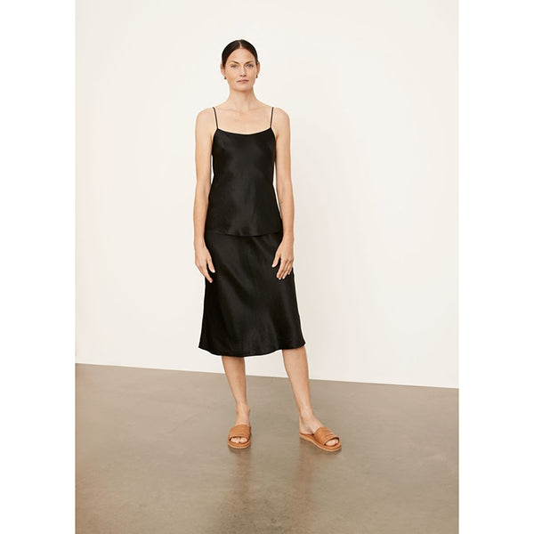 SATIN CAMI BLACK