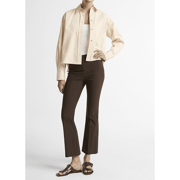 Cropped Shirt Ecru