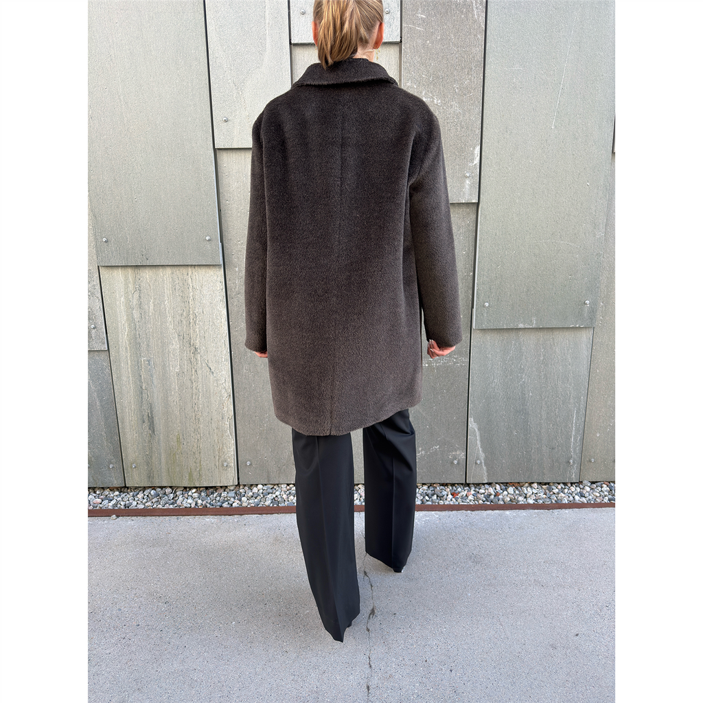 Paula Alpaca Coat Brown