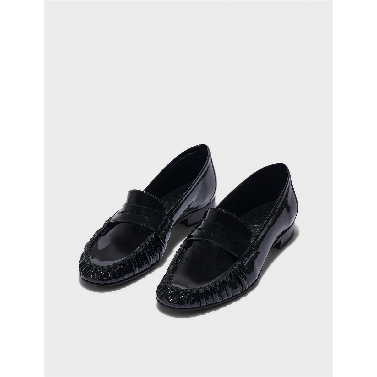 Aldous Patent Leather Loafer Black