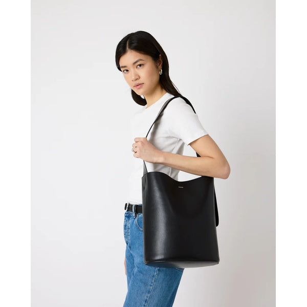 The Norma Tote Solid Black