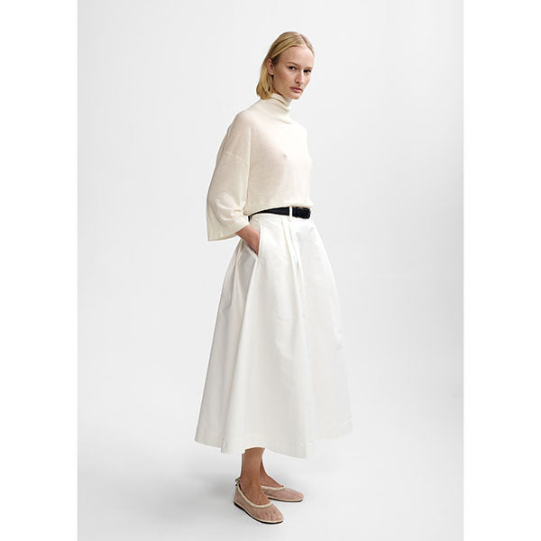 Anna Cotton Skirt White