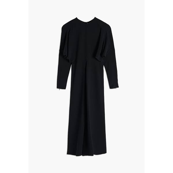Dolman Midi Dress Black