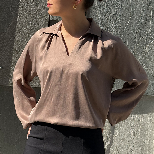 Hilde Blouse Caramel