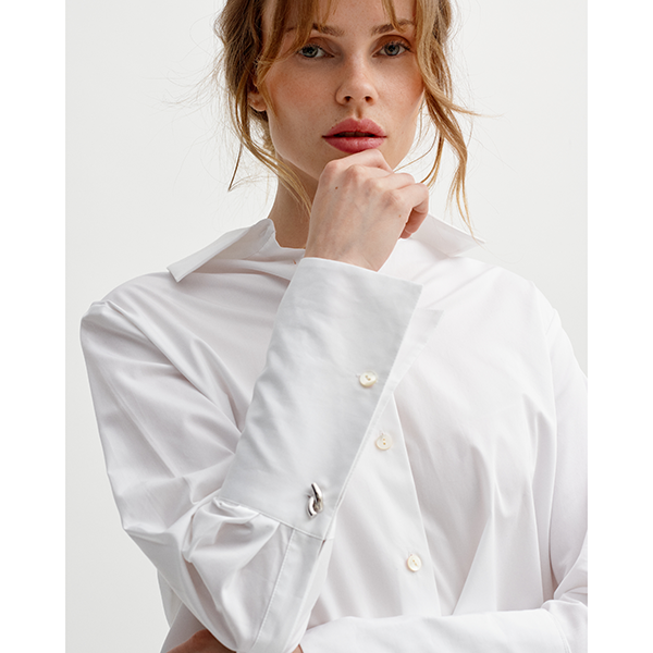 Madrid Cufflink Shirt White