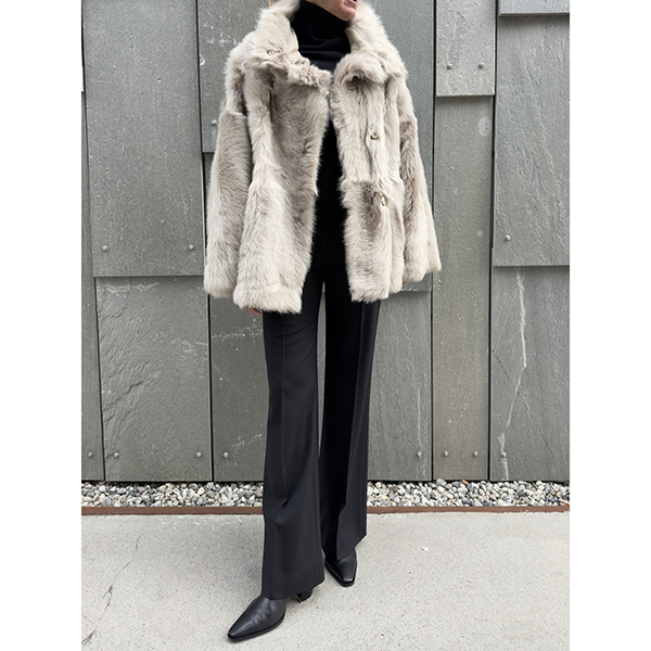 Utzon Jens Jacket Silver Mink