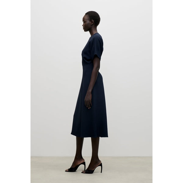 Eleanor Midi Dress Navy