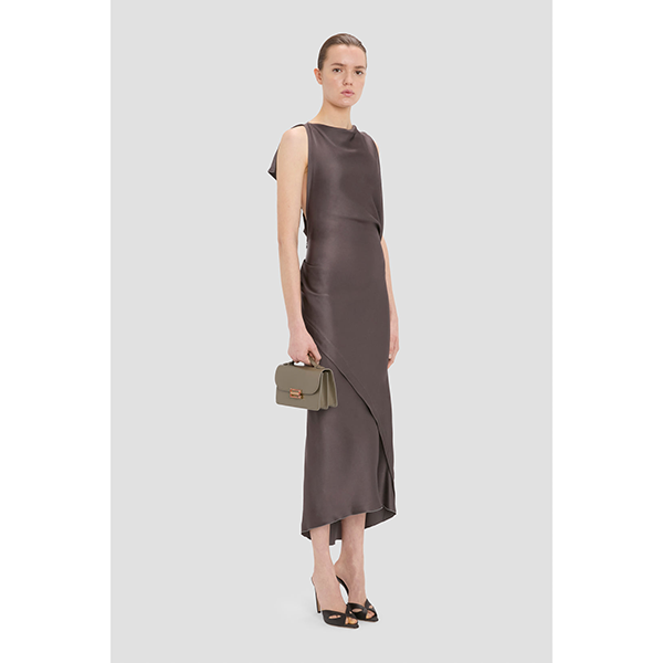 Dorian Bag Small Fossil Brown/Amber