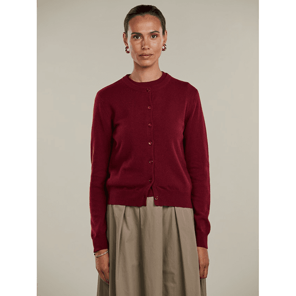 Judith Cardigan dark red