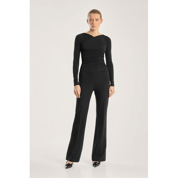 Nano Italian Jersey Pants Black