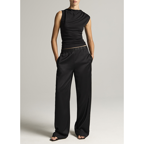 Slvless Draped Top Ink