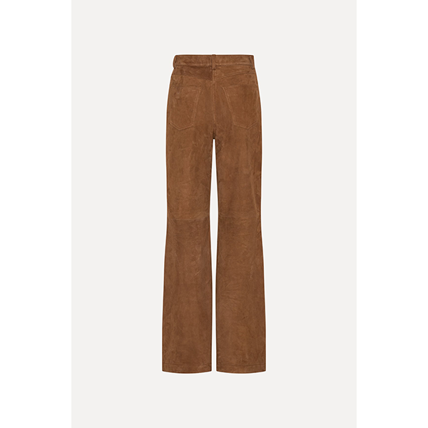 Suede Highwaisted Pants Bison