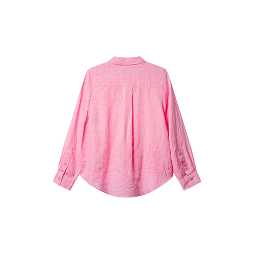 Arc Linen Shirt Pink