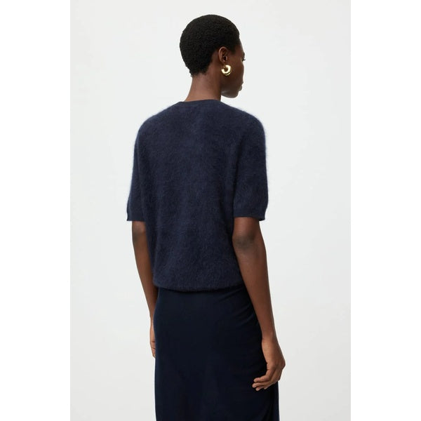 Brushed Short Sleeve Navy