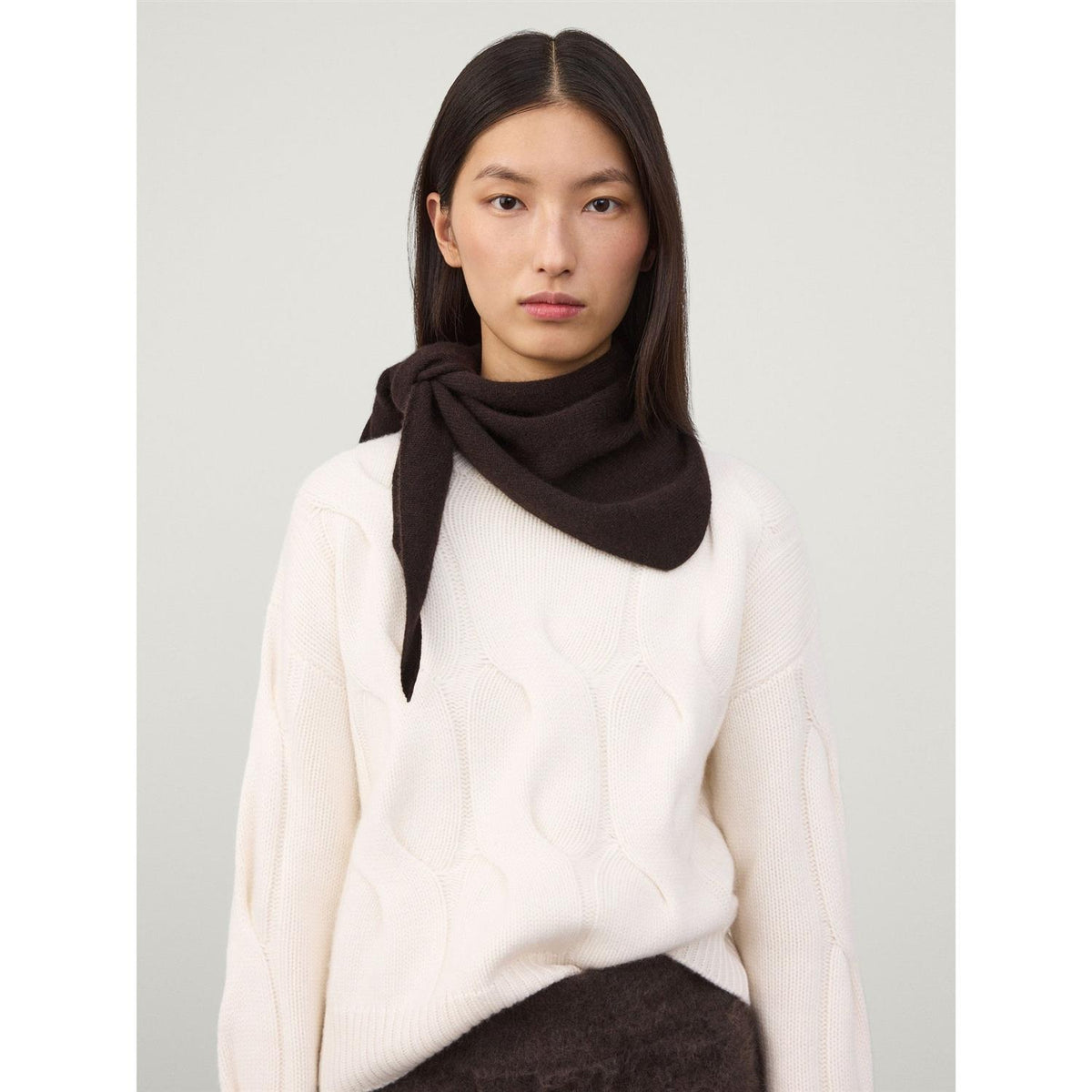 Florianne Scarf Dark Oak