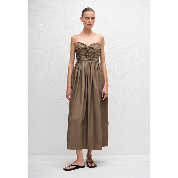 Gathered Bodice Dress Birch