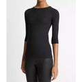 Elbow Sleeve Crew Modal Black