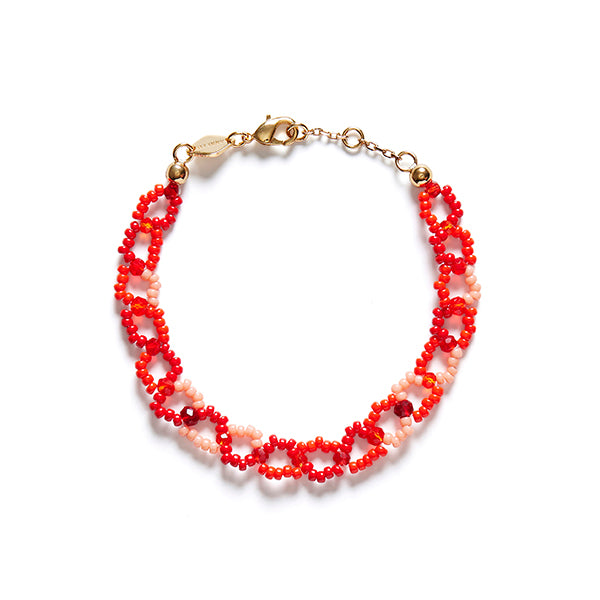 Tattoo Bracelet Bright Red